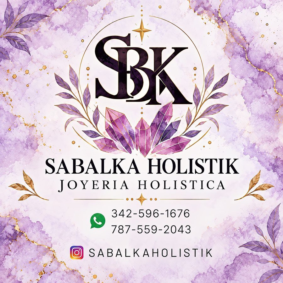 Logo Sabalka Holistik, joyería holística